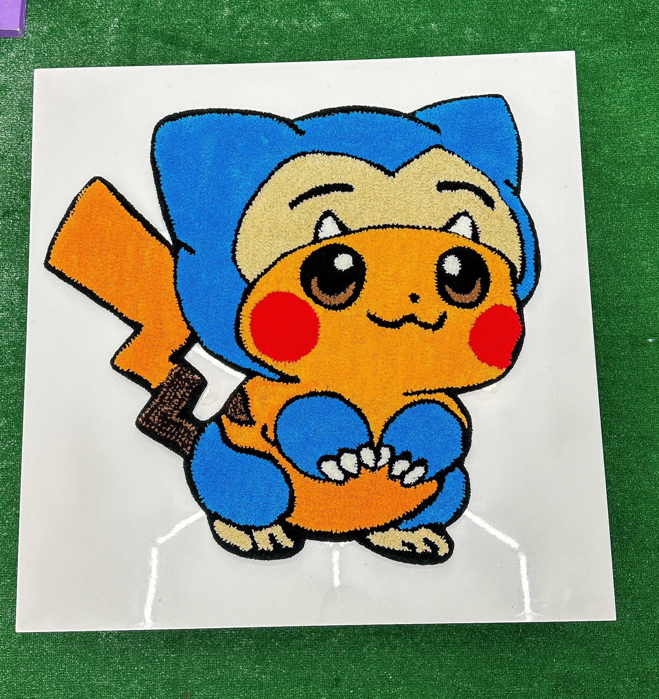Pikachu X Snorlax- Tufted Rug/Wall Decor￼