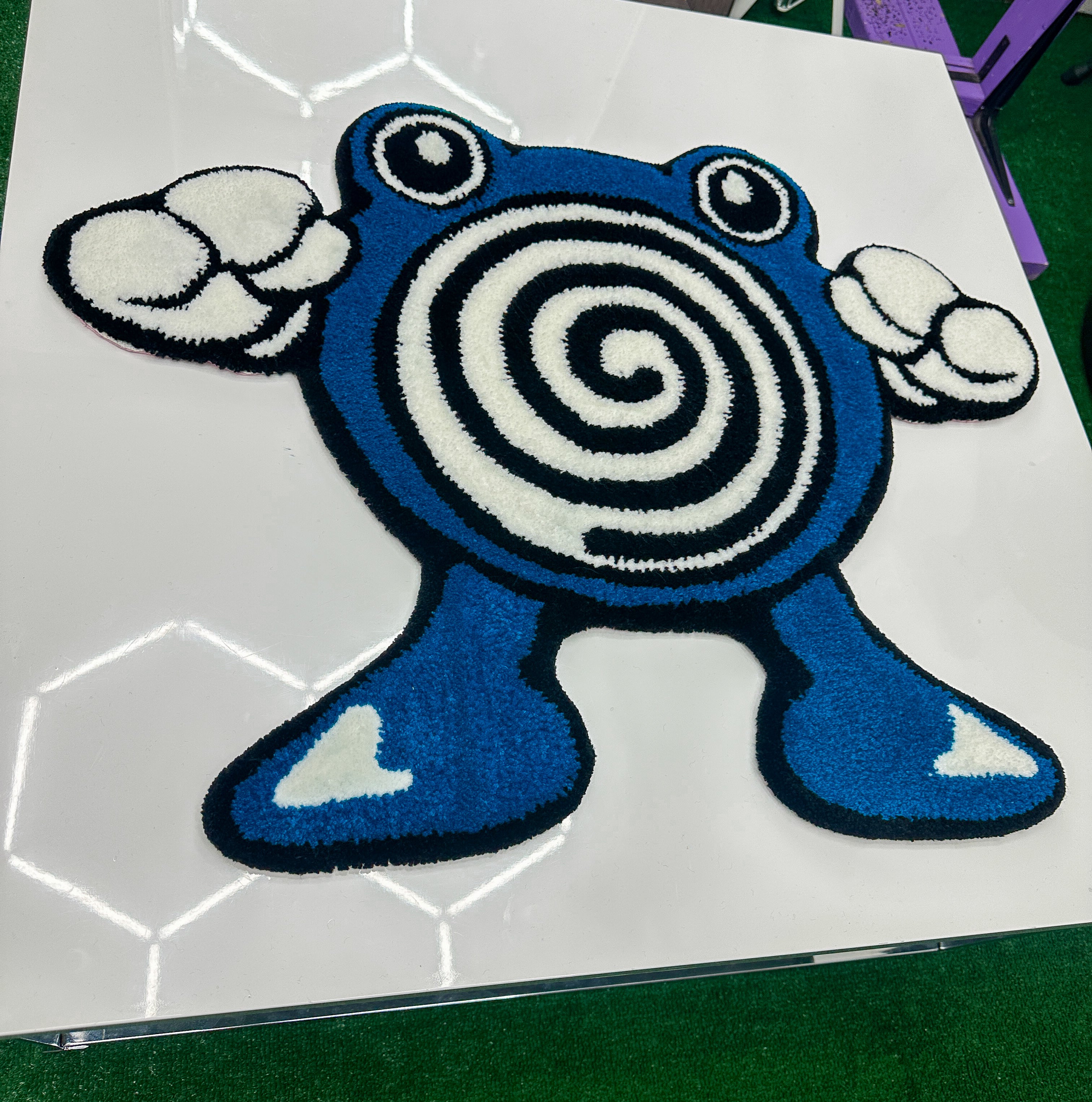 Poliwhirl Pokémon - Tufted Rug/ Wall Decor