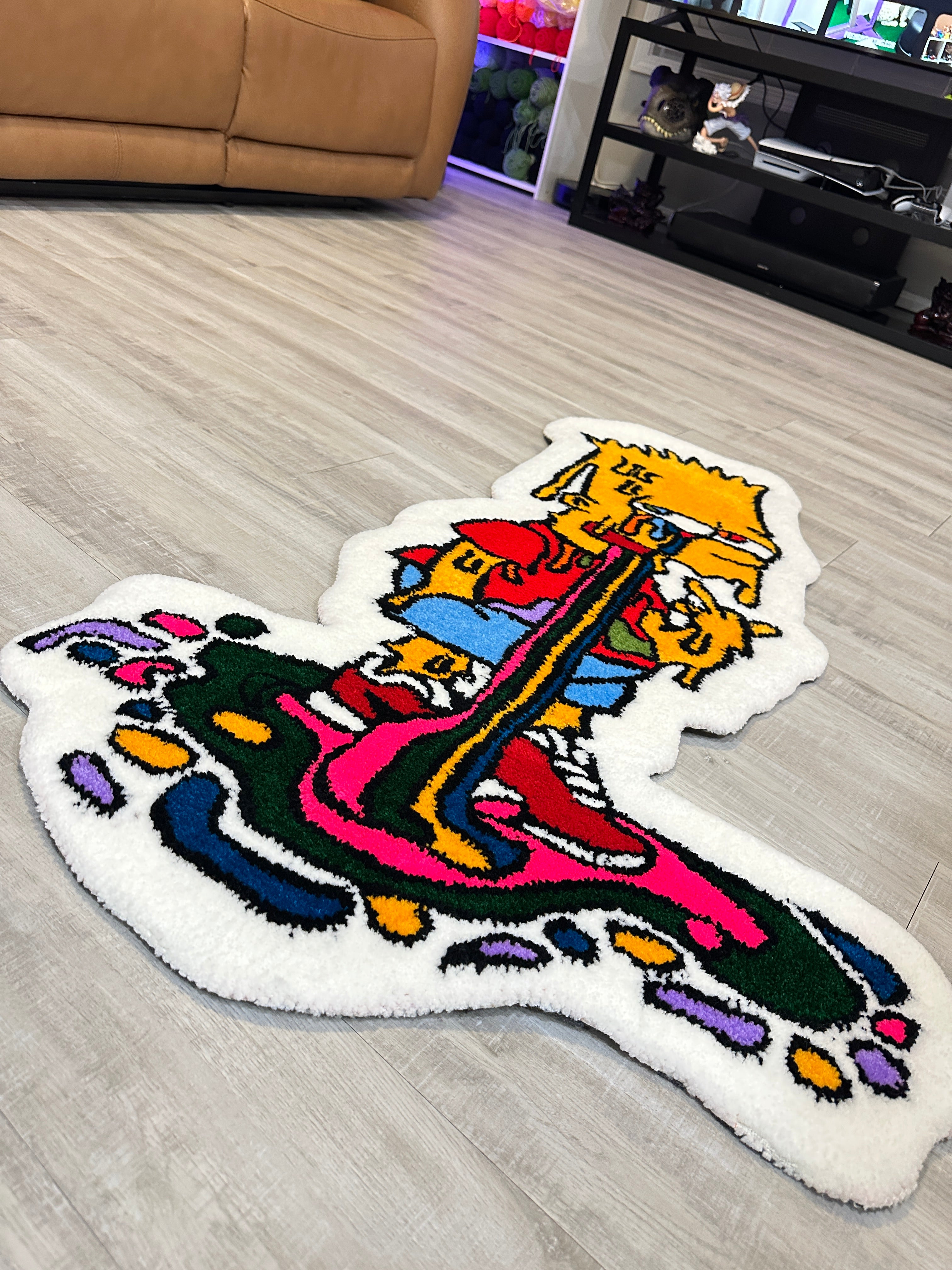 Trippy Bart Simpson-Rugs/Wall Decor