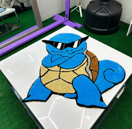Cool Squirtle-Tufted Rug/Wall Decor