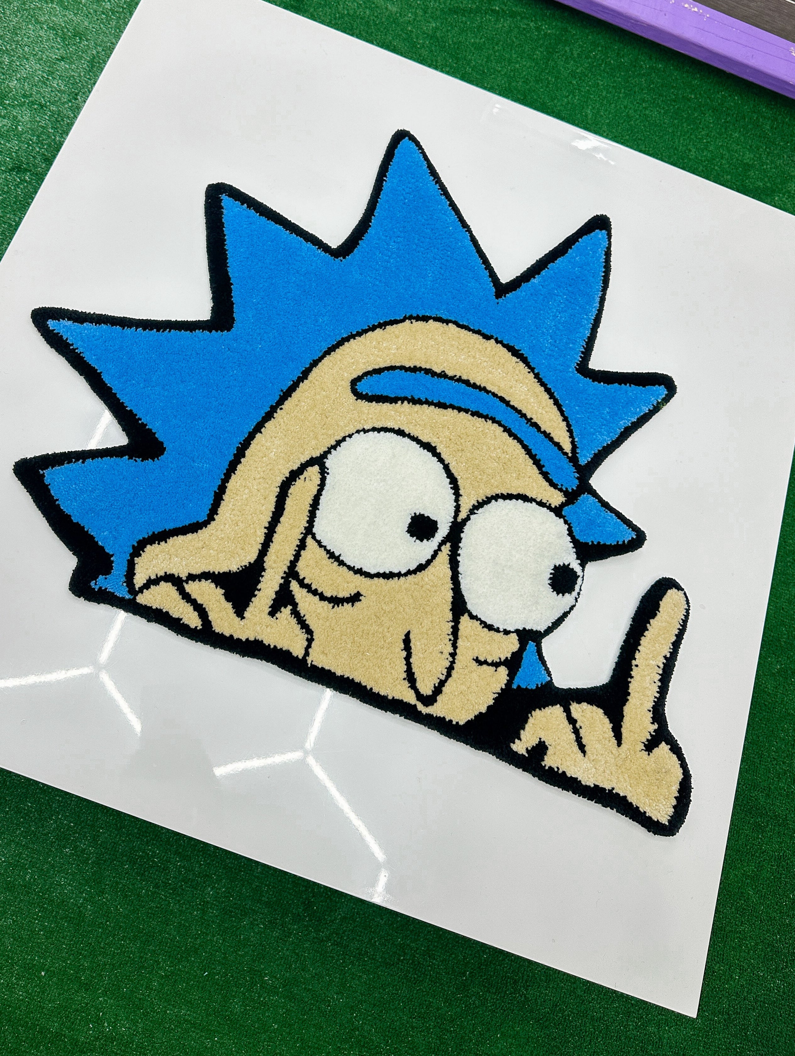 Rick & Morty- Tufted Rug/ Wall Decor