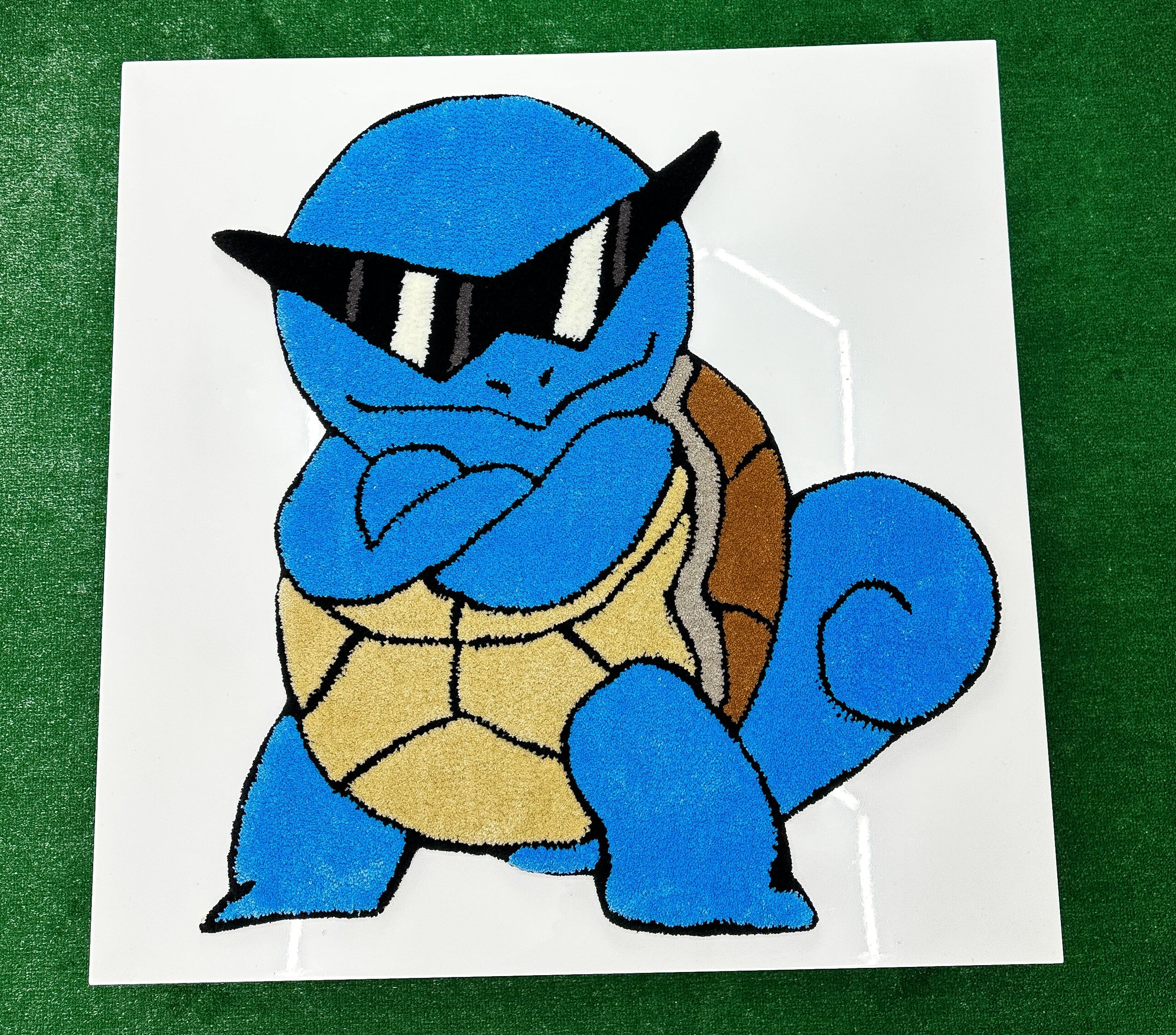 Cool Squirtle-Tufted Rug/Wall Decor
