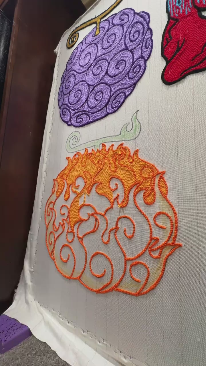 Devil Fruit Rug – Handmade Tufted Wall Decor